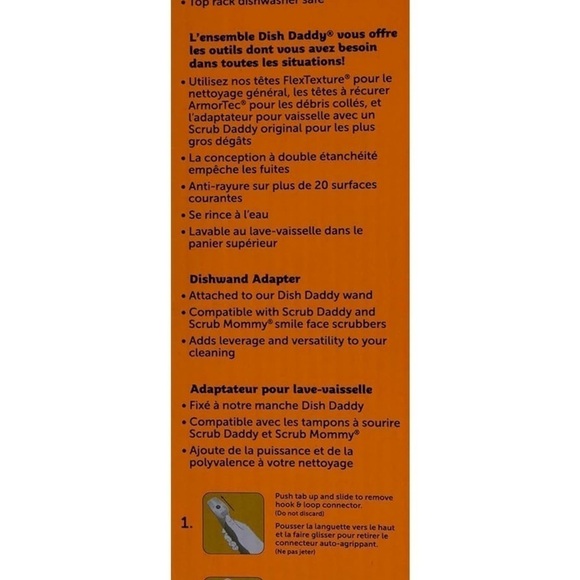 Scrub Daddy Dish Daddy Soap Dispensing Dish Wand Sponge, Combo Pack - Picture 4 of 4